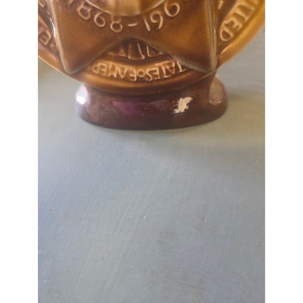 Jim Beam BPOE Elks Centennial 1868-1968 Decanter Regal China Liquor Bottle Empty - Picture 3 of 8